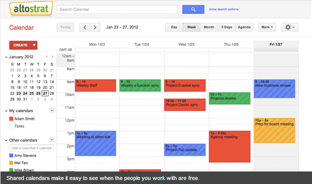 การแชร์ ปฏิธิน (Calendar) ง่ายในการมองเห็นคนว่าคนที่คุณทำงานด้วยว่างวันไหนบ้าง